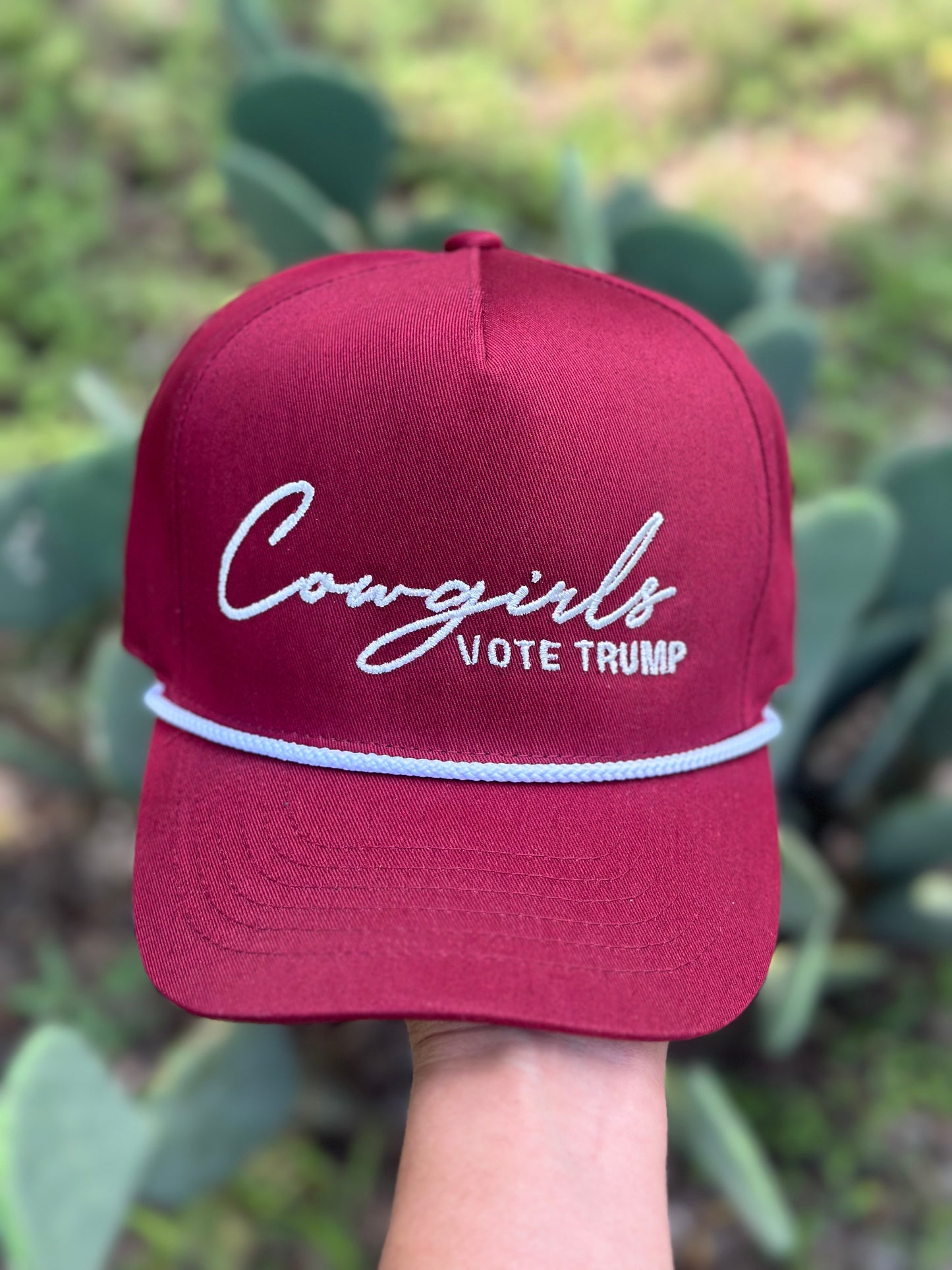 Cowgirls Vote Trump-Maroon