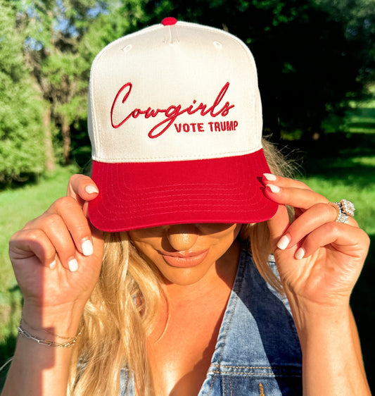 Cowgirls Vote Trump-Red
