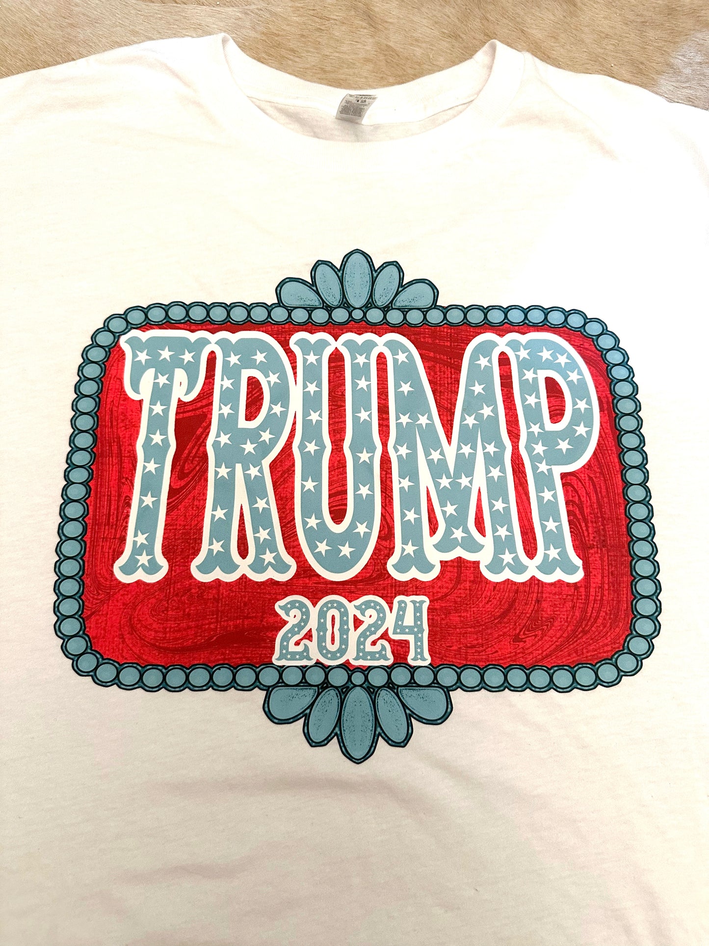 Trump Turquoise and Red T-Shirt