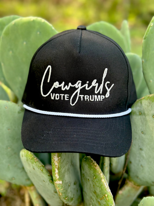 Cowgirls Vote Trump-Black