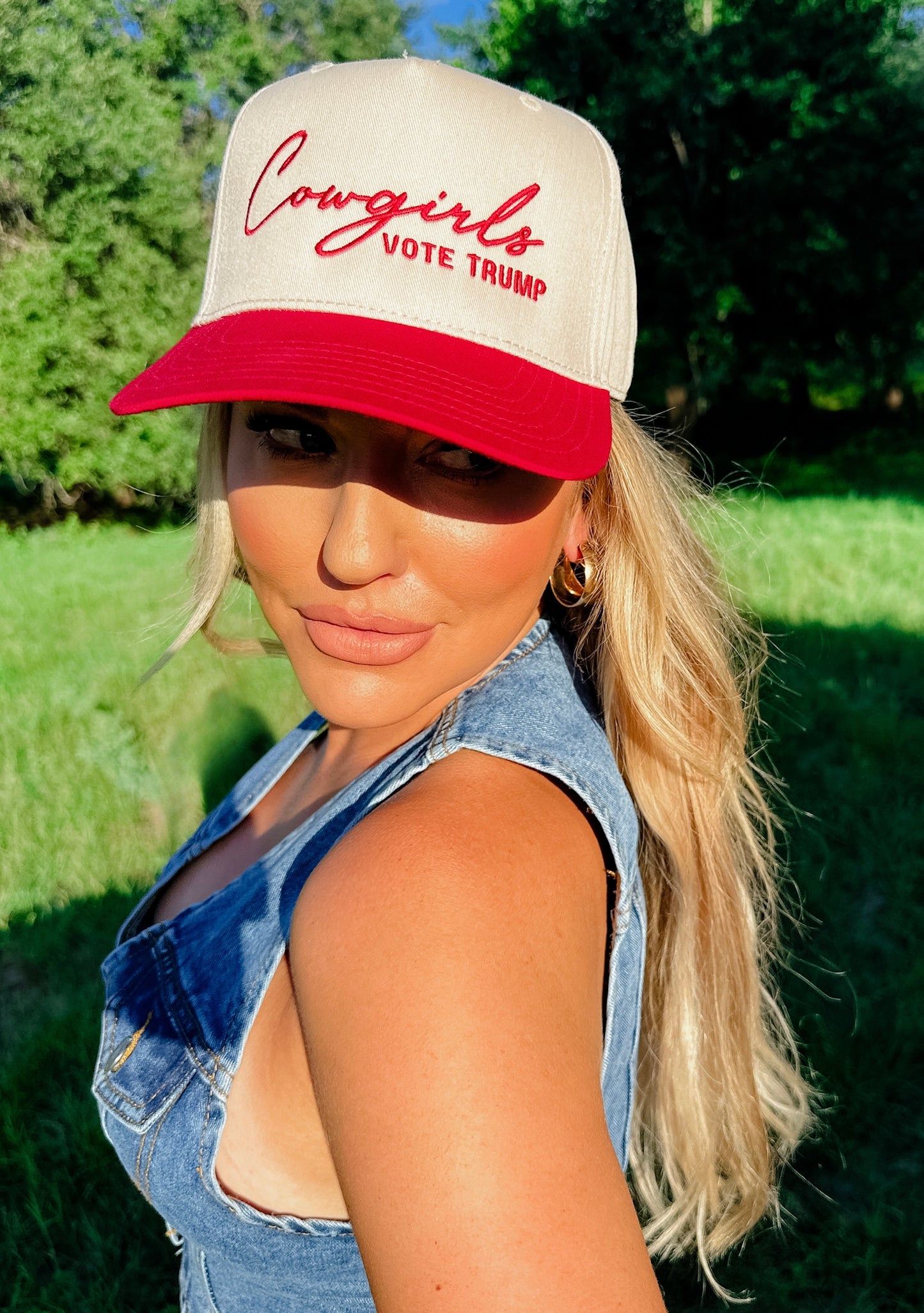Cowgirls Vote Trump-Red