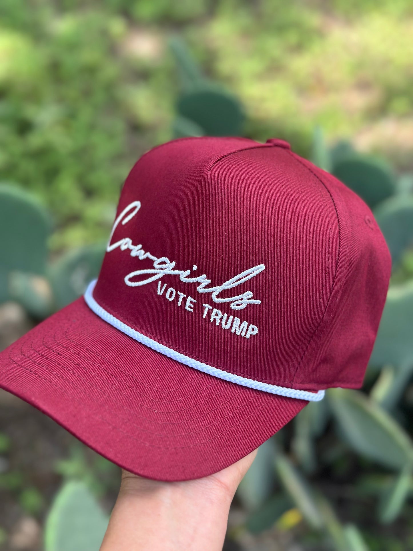 Cowgirls Vote Trump-Maroon