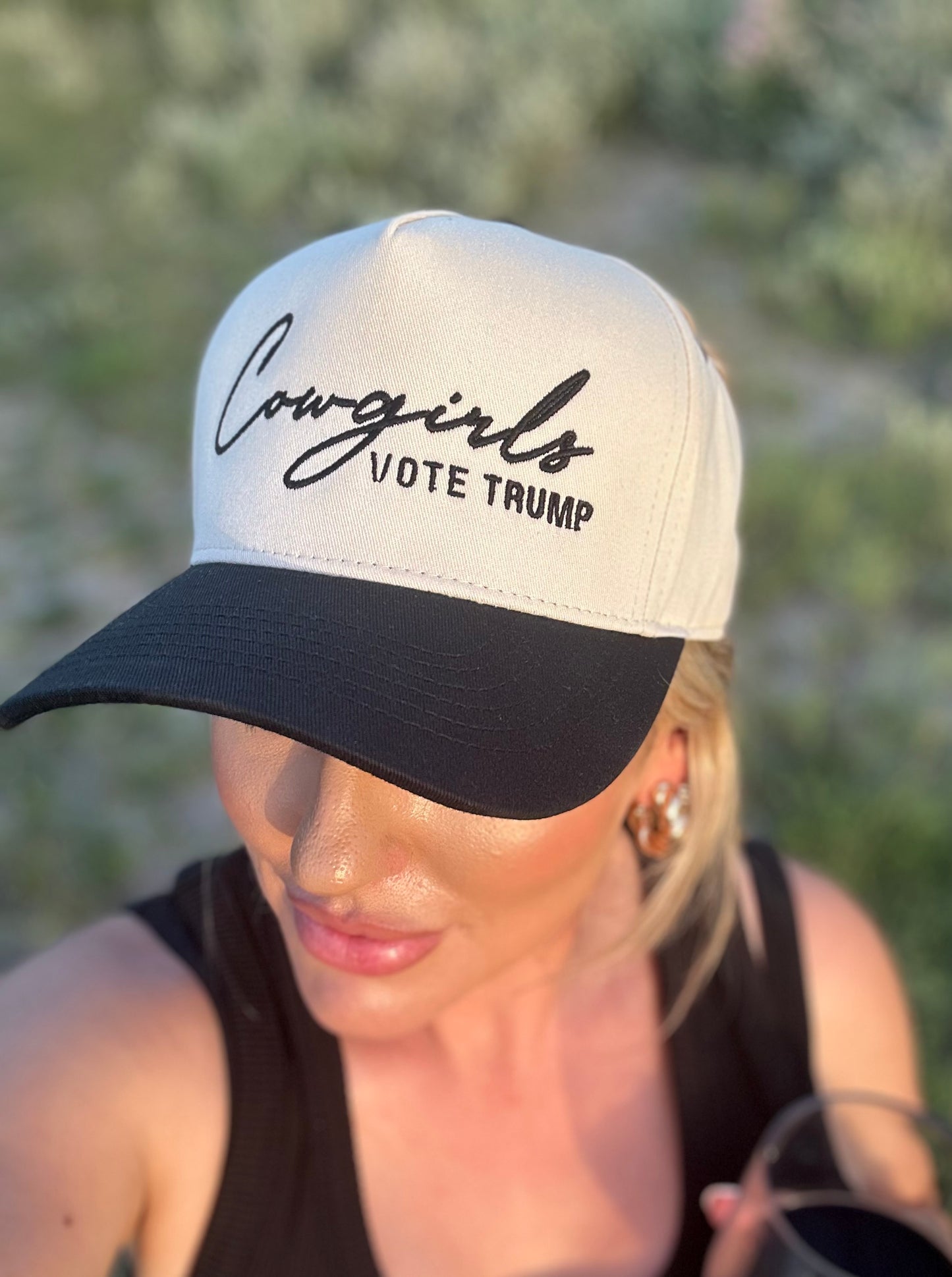 Cowgirls Vote Trump Cap