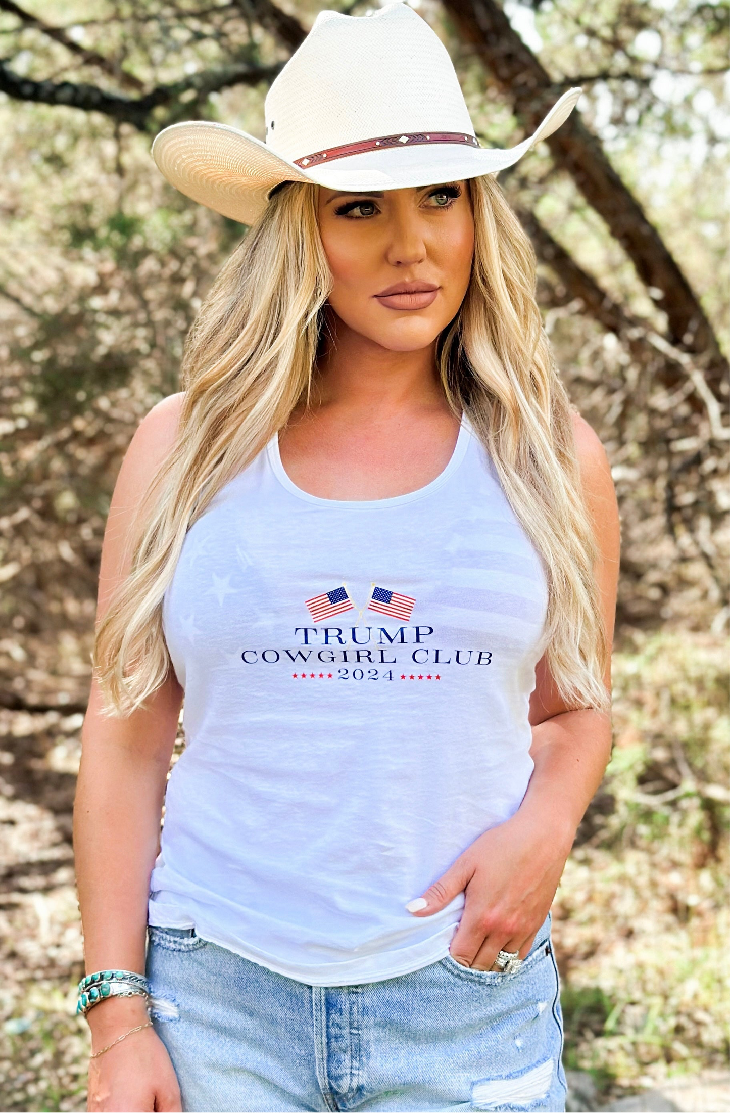 C. Trump Cowgirl Club-Tank