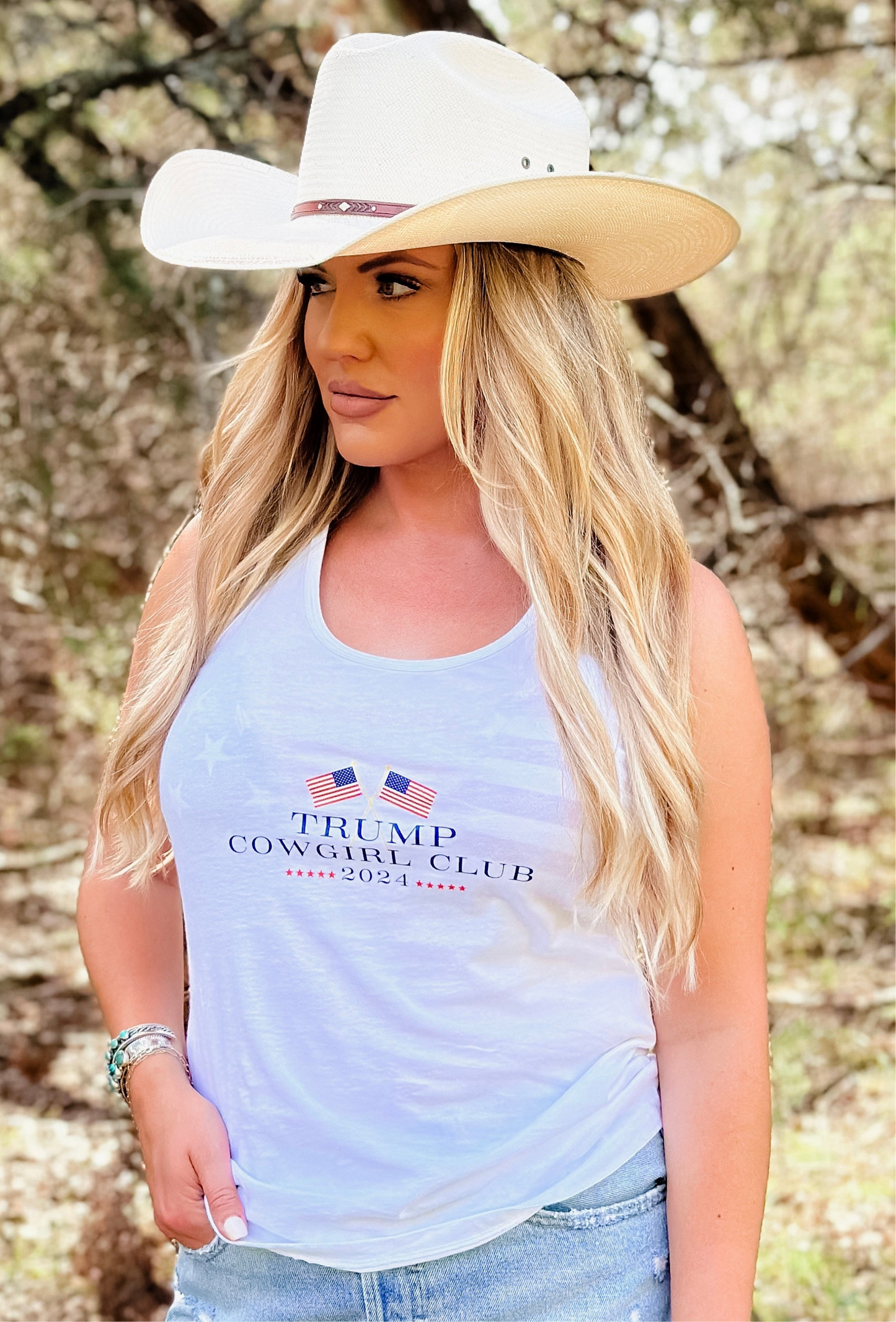 C. Trump Cowgirl Club-Tank