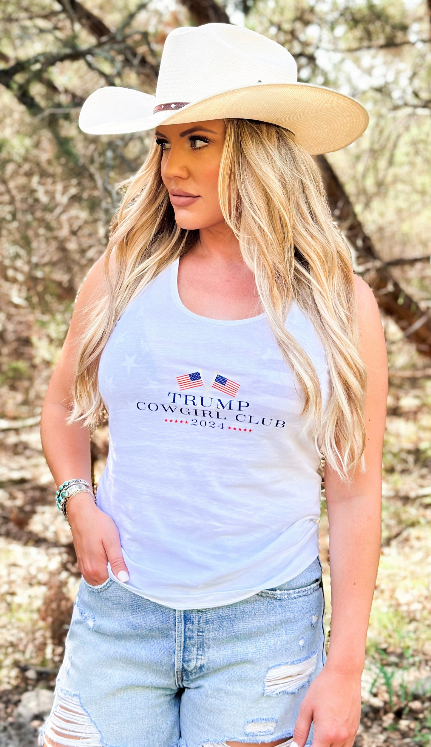 C. Trump Cowgirl Club-Tank