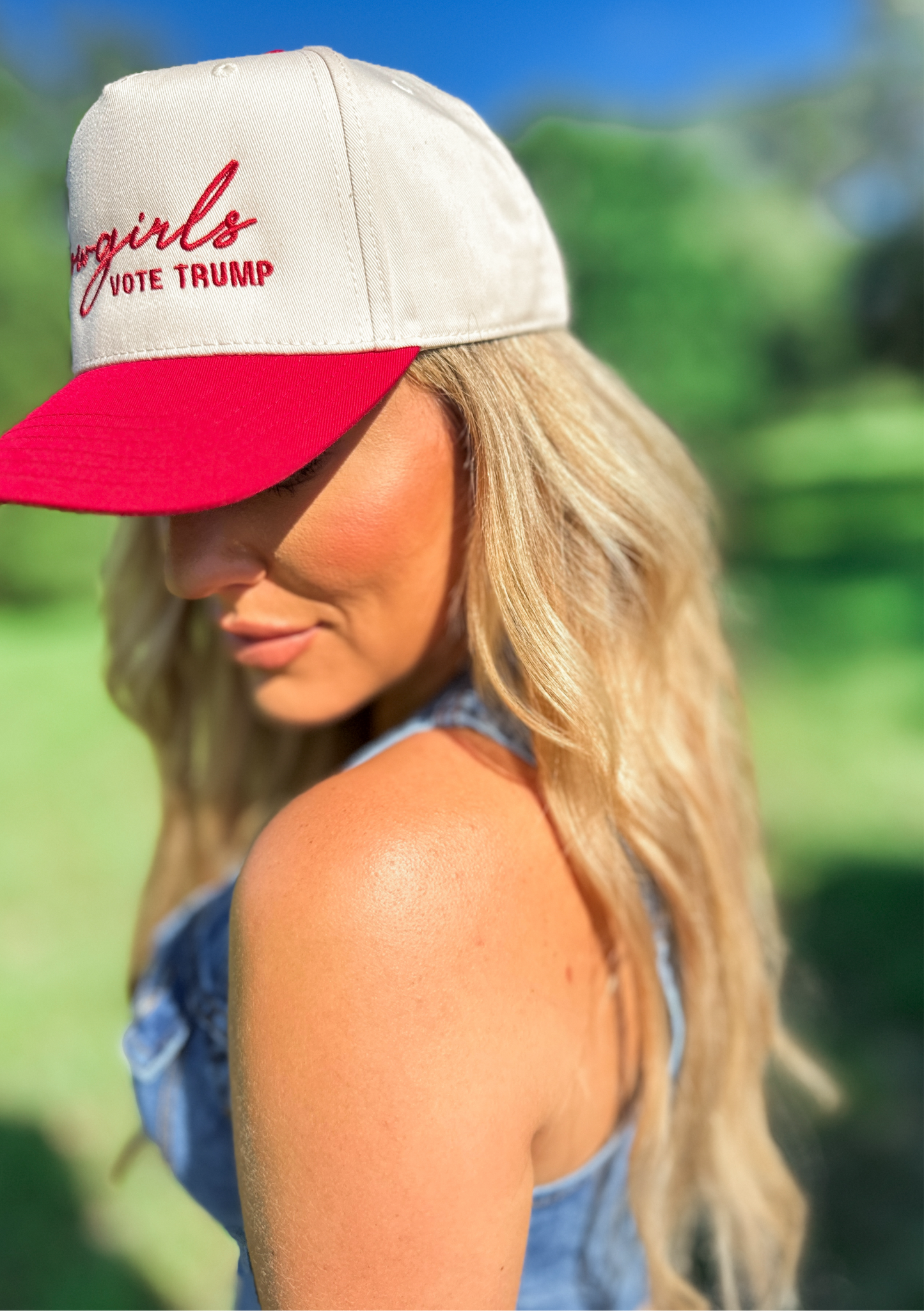 Cowgirls Vote Trump-Red